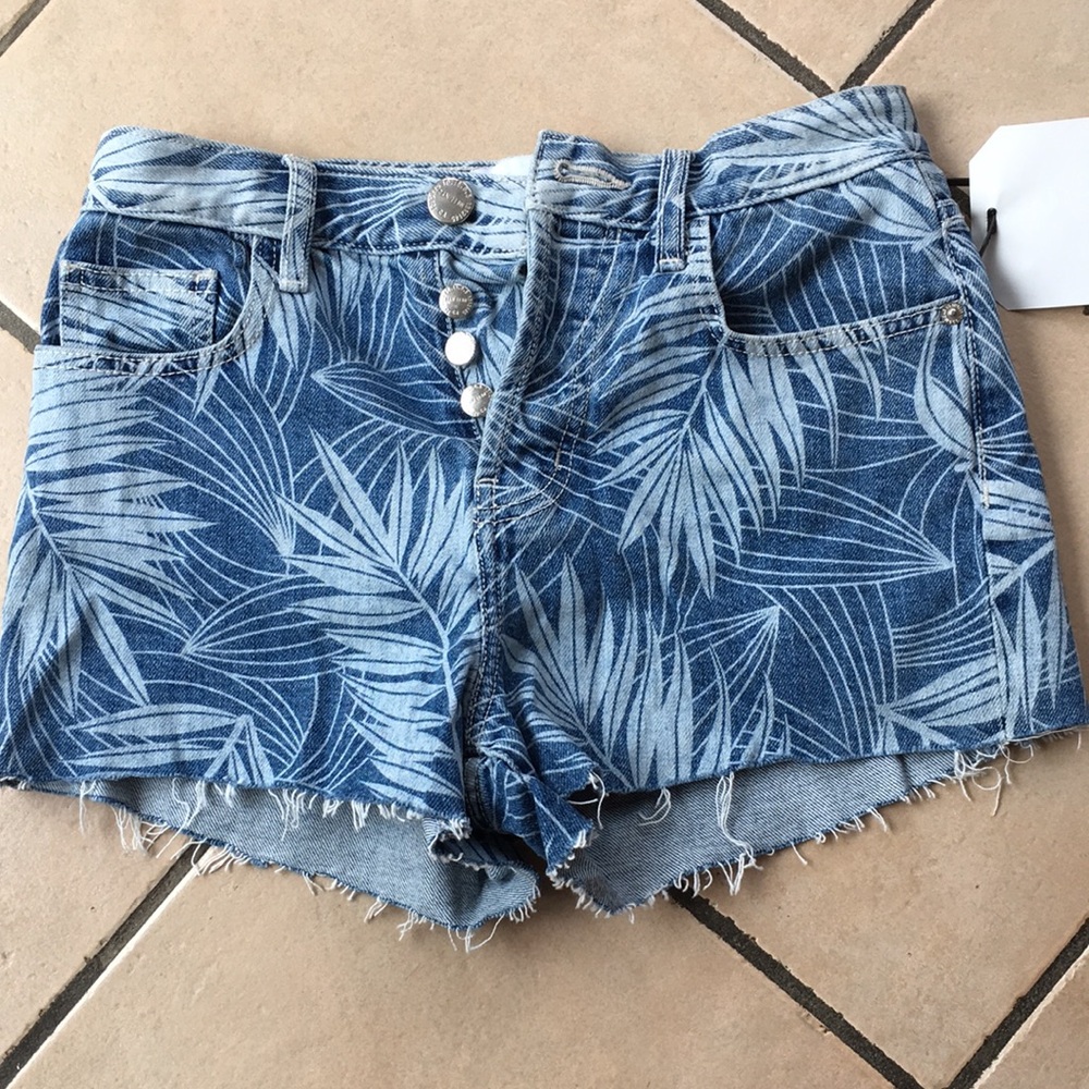NWT Current Elliott jean shorts